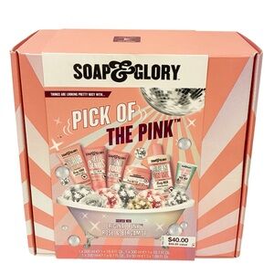 Soap & Glory Pick of the Pink Gift Set Original Pink Rose Bergamot (6 items) New